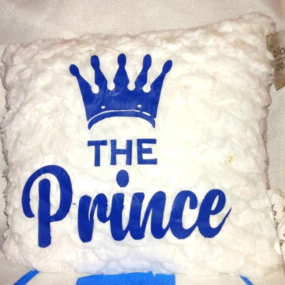 White Prince pillow